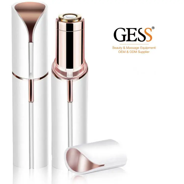 Мини-размер леди не вызывает болезненных ощущений Электрический лица носа волос Бритва для женщин Эпиляторы удаления Тип