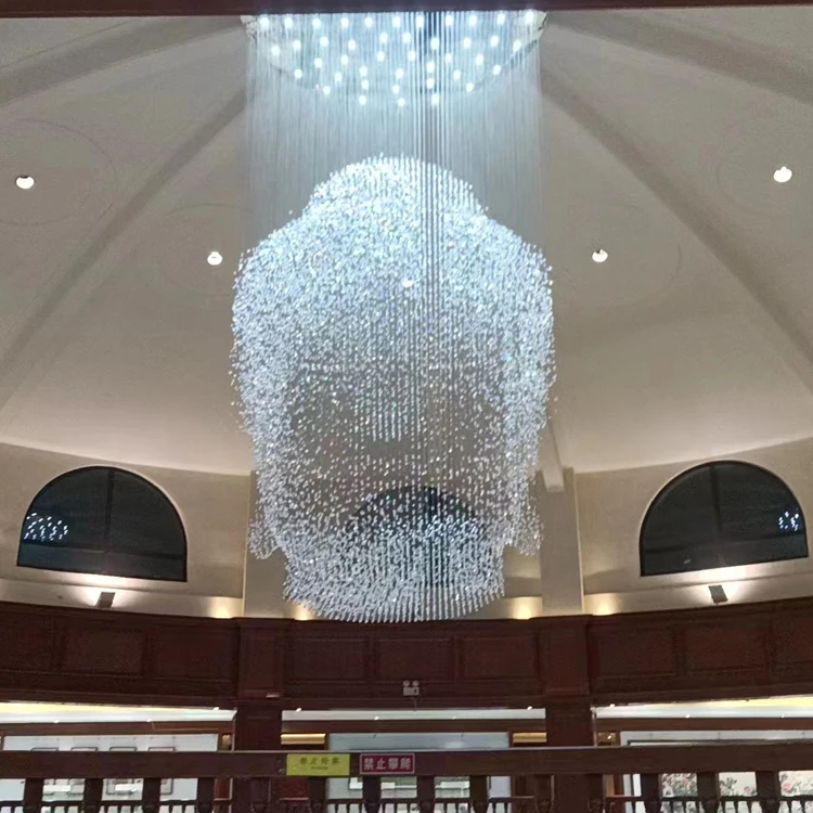 Luxury Art Design Light Figure of the Buddha Modern Pendant Lighting Decoration Hotel Wedding Lamp Crystal Chandelier