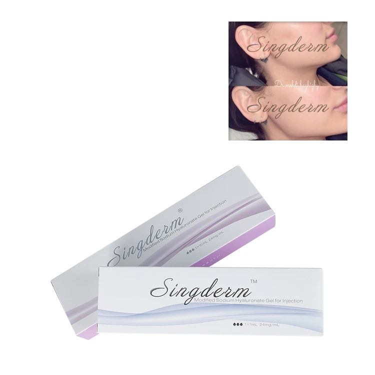 Hot sale Singderm HA 1ml cross-linked Hyaluronic Acid Dermal Filler