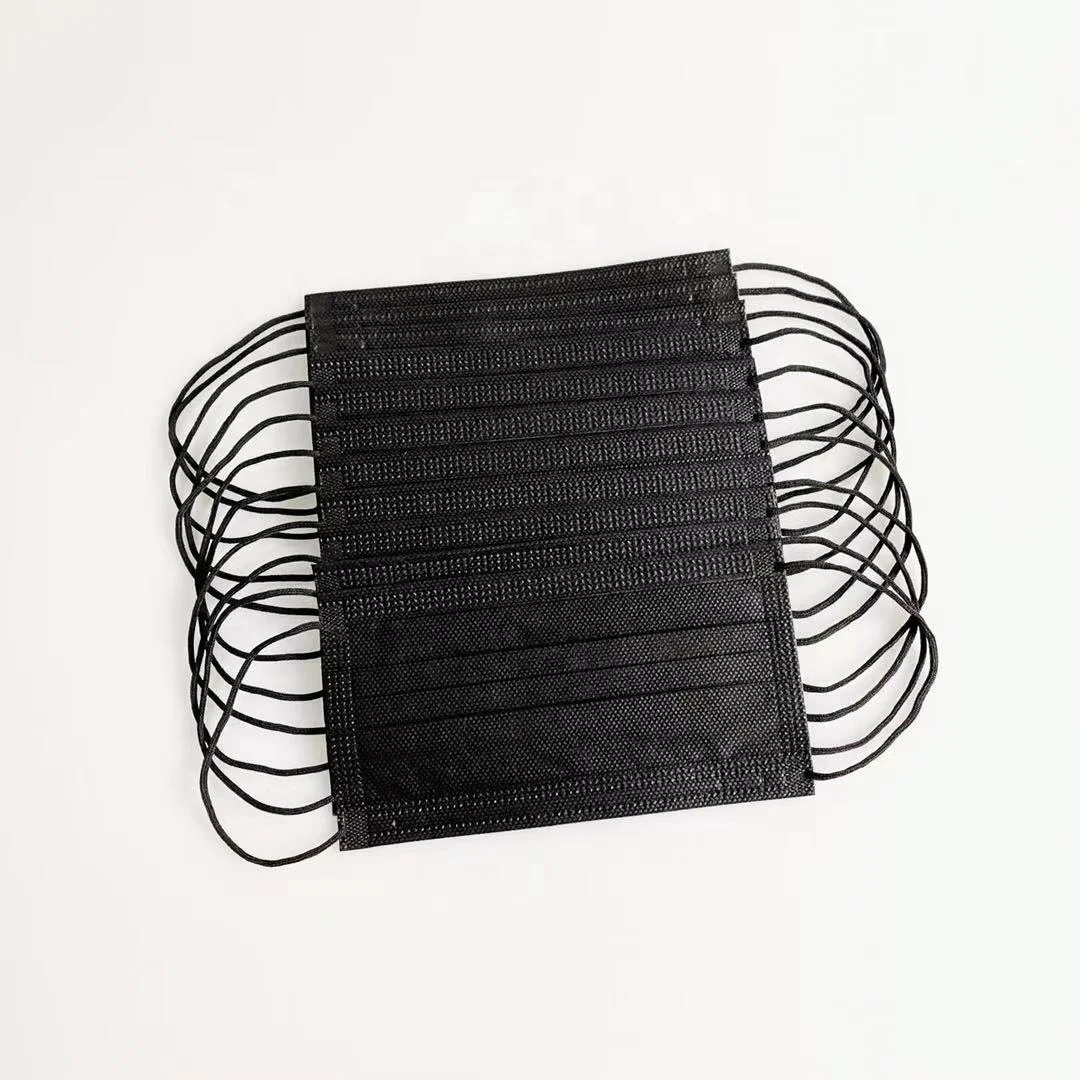 disposable mask EN14683 black medical adult face mask mascarillas wholesale factory price