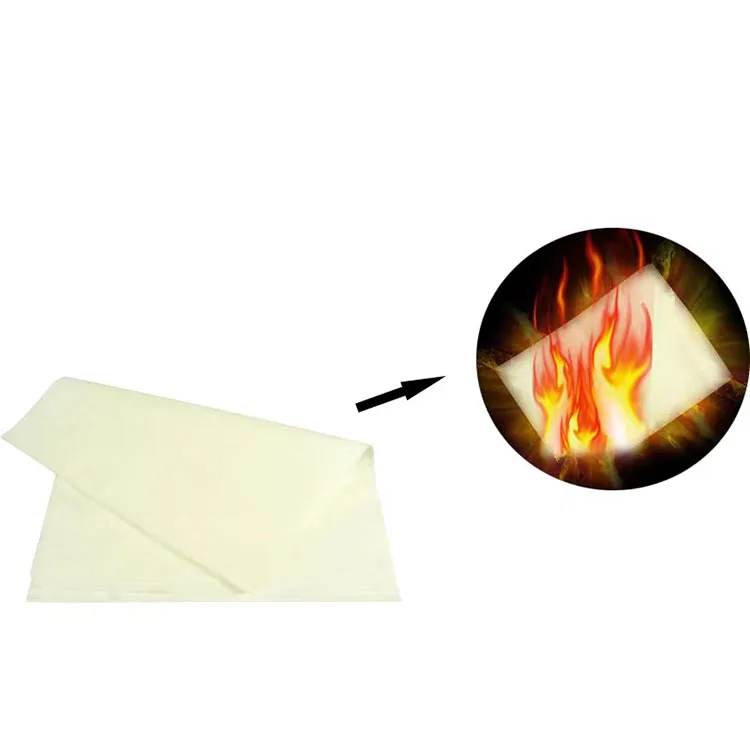 Wholesale High Quality Stage magic Trick Fire Paper Many Size Flash Paper Magic Tricks Flash Flame Magic Paper Trick