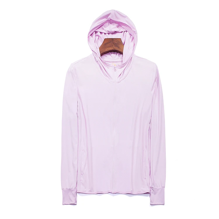 Lidong custom  long sleeve ice silk sun protection clothing  rush guard for  women