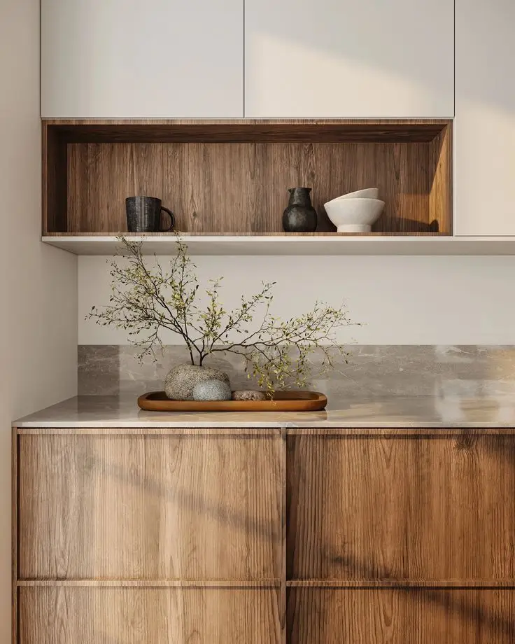 CBMmart Solid Wood Shaker Cabinet Complete Sets Accessories Sink Smart Furniture Modern Design Cabinet Kitchen Cabinet