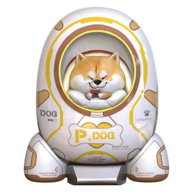 2020 promotion gifts 10000mah cartoon B.cat space capsule fast charge power banks with breathing lamp and dual usb outputs