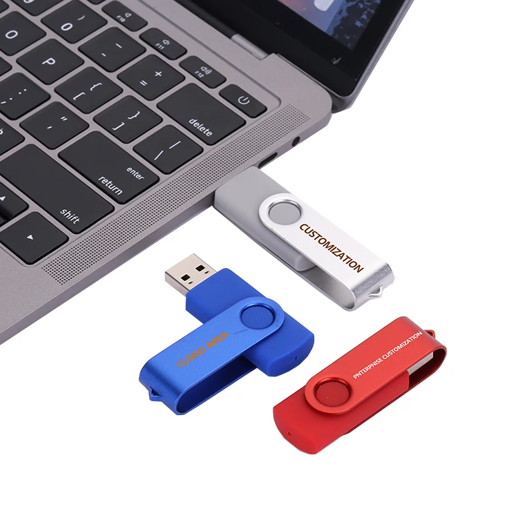 Популярный бесплатный новый стиль Красочный логотип 2,0 usb флеш-накопитель 128 Гб 64 ГБ 32 ГБ 16 ГБ 8 ГБ 512 ГБ вращающийся флеш-диск