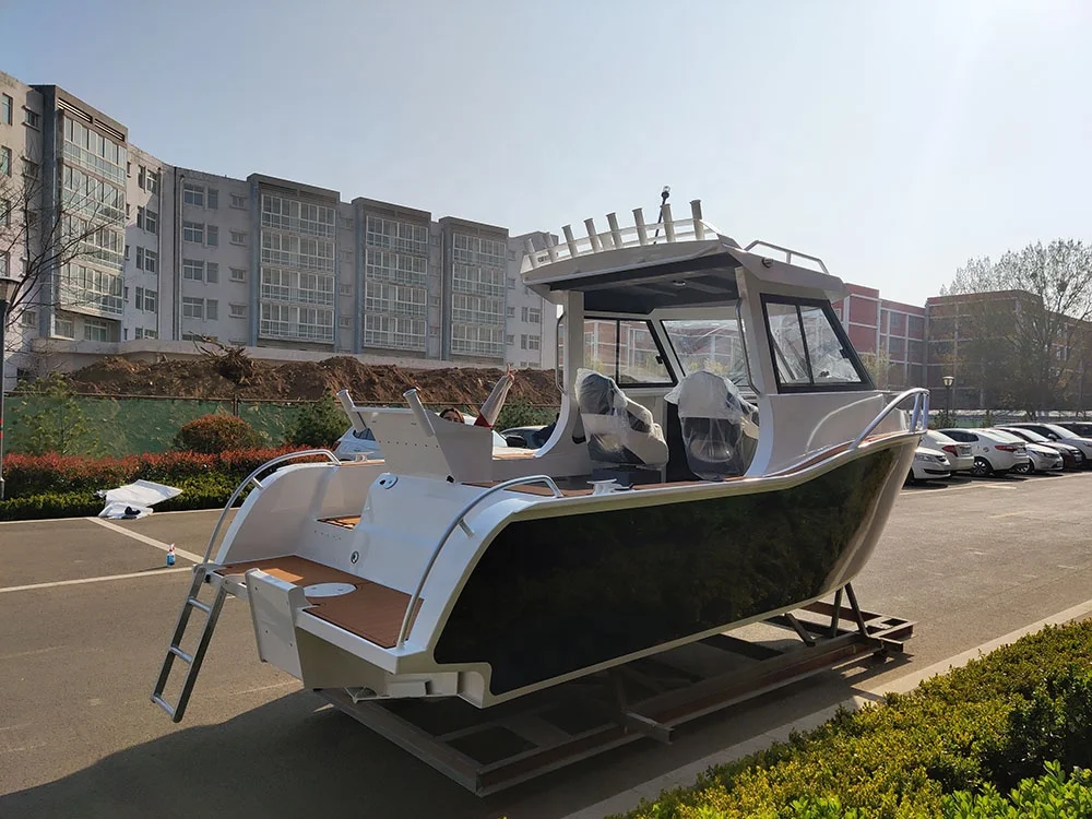 6 25 м спортивные рыбацкие лодки яхты алюминиевая каюта лодка