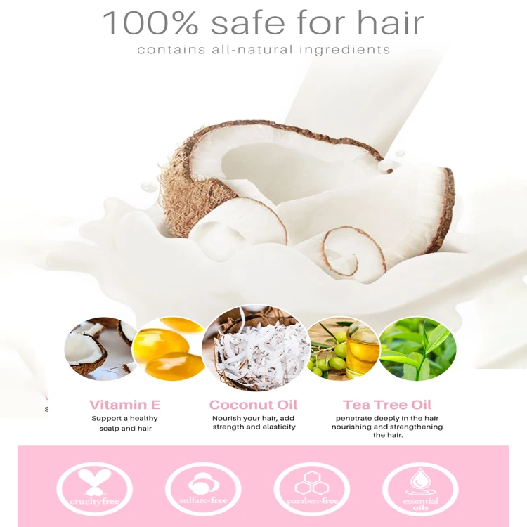Professional argan oil coconut oil tea tree Oil hair mask hair treatment for damaged and curly hair