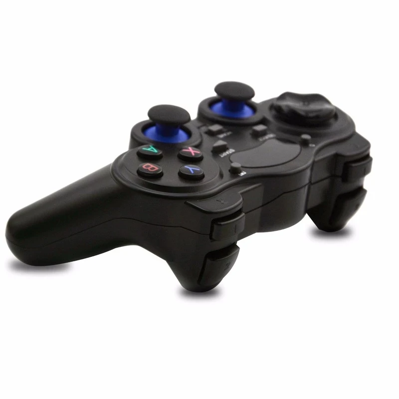 2.4G Game Controller Wireless Gamepad Joystick For PS3 Android TV Box Analog Sticks with OTG Adapters USB Receivers d40