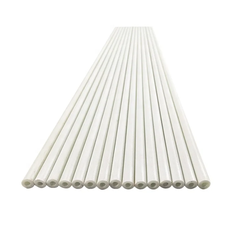 flexible epoxy plastic coated pultruded manufacturer tent pole solid fiber glass blank hollow fiberglass rod blanks