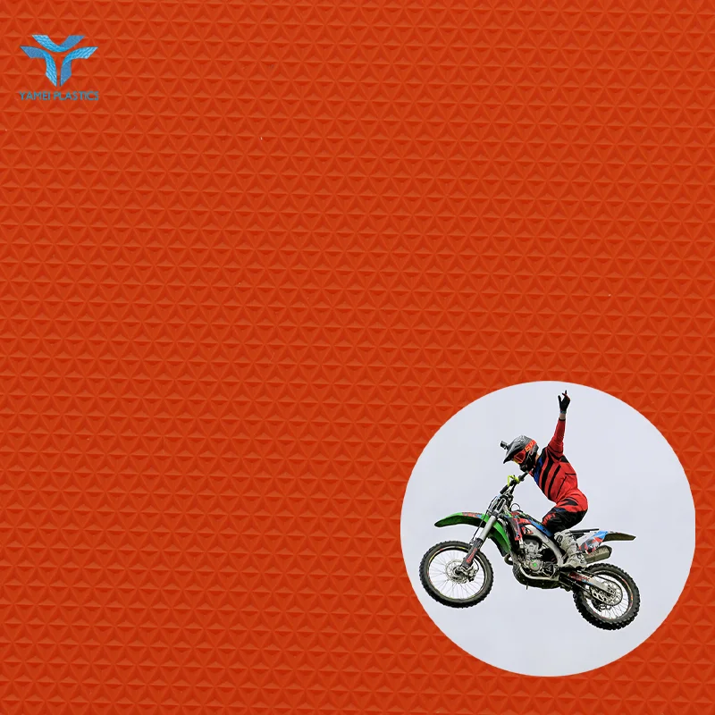 Antislip pvc leather gripper vinyl fabric material for snowmobile motorcycle motocross AVT dirt bike MX Motor bike seats