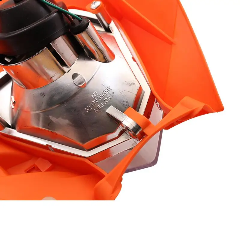 Motorcycle Universal 12V 35W White Green Motorcycle Dirt Bike Supermoto Waterproof For Headlight Exc Fairing Black halogen