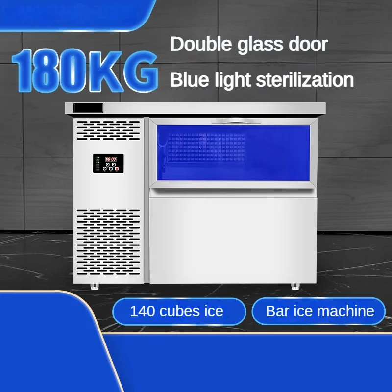 Commercial Use Vertical Type Ice Machine, Clear Cube Ice Machine for home