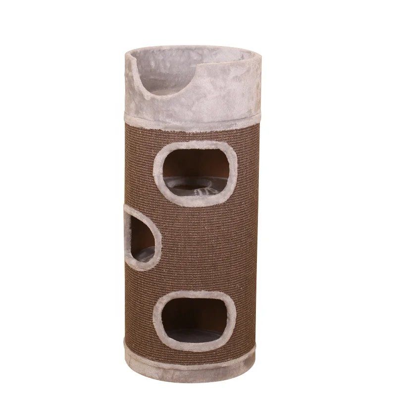 
2020 punk cylindrical Cat tree scratcher cat toy Factory Fashion Designer Climbing Scratch Climbing Scratch wholesale 