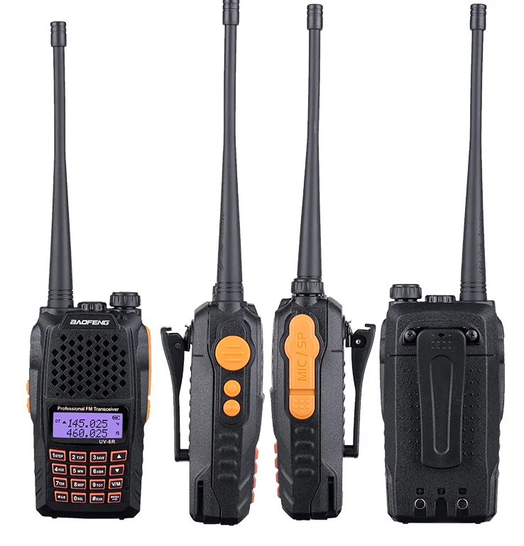 BAOFENG UV6R Dual band VHF UHF ham Radio Baofeng High Power Baofeng UV-6R Walkie Talkie