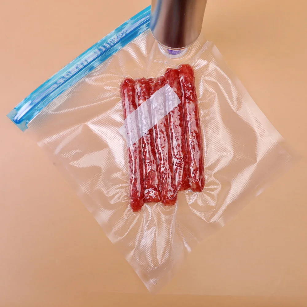 Сжатая вакуумная сумка для хранения продуктов