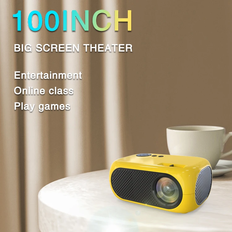 
Opaxy M24 Mini Led Projector Kids 640*360P Portable Pocket Support Mount 1080p 4K Mobile Phone Video Home Theater Projector 