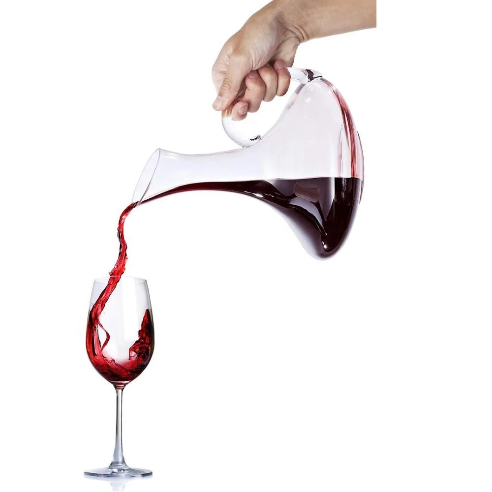 1800 ml Crystal Glass Wine Decanter/Wine Carafe with Handle