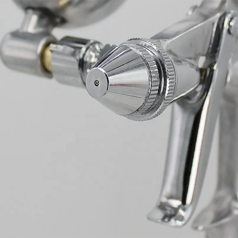 Pneumatic paint spray gun 0.3mm air spray gun set industrial use for wood/metal/plastic painting with spray gun cup pneumatic to