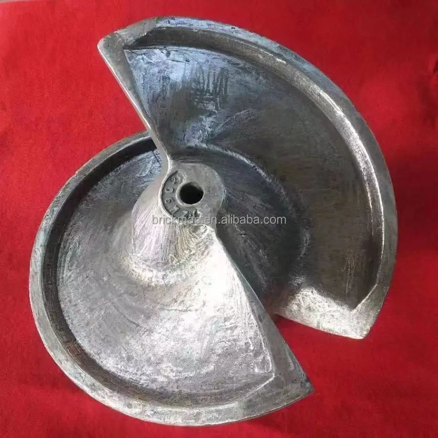 brick machine auger China soil tungsten carbide wear-resistant parts brick making machinery extrusion screw