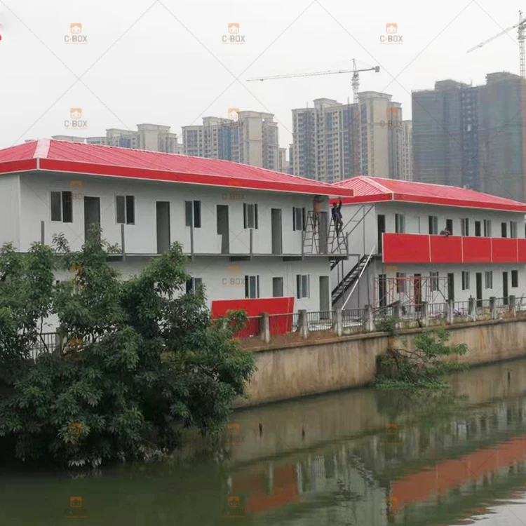 
Low cost portable modular house kit houses prefabricated temporary modular t-type home 