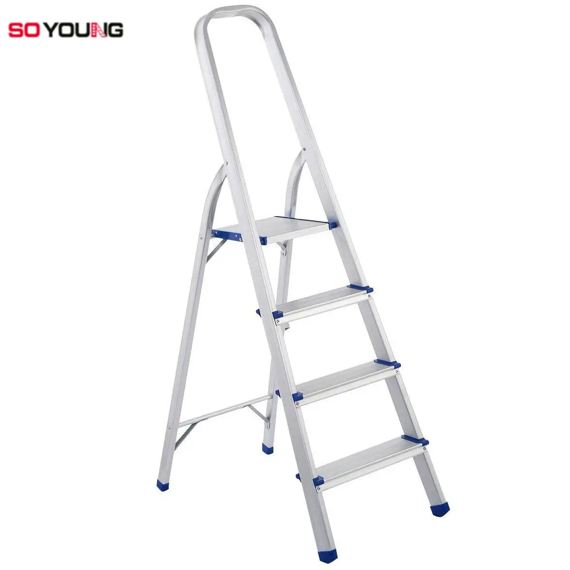 Portable Aluminium Folding 4 Step Household  Ladder