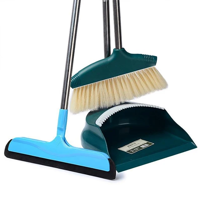 
High quality dust free broom parts of the broom with steel broom handle 