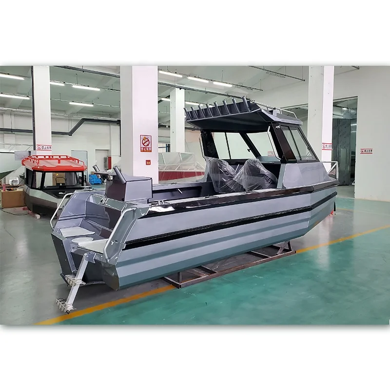 
6m Motor Sailing Yacht Cuddy Cabin Fishing Boat Aluminum Alloy Boat for sale Canada 