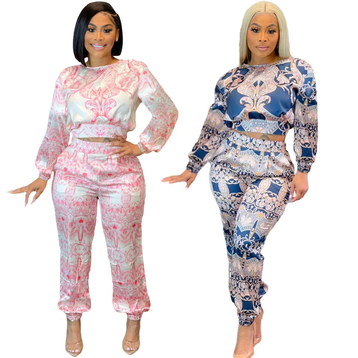 Hot Sell Jumpsuit Long Pants Winter Clothes For Women Two Piece Set