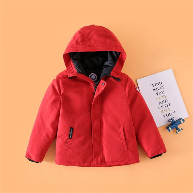 
GLM0474 New Design Kids Boys Winter Coats Hooded Outdoors Custom Windbreaker Ski Waterproof Windproof Jacket 