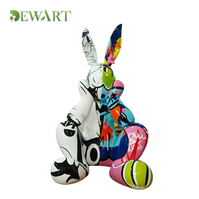 Factory wholesale custom dog sculptures modern gallery collectible art crafts decorative resin French bulldog statue