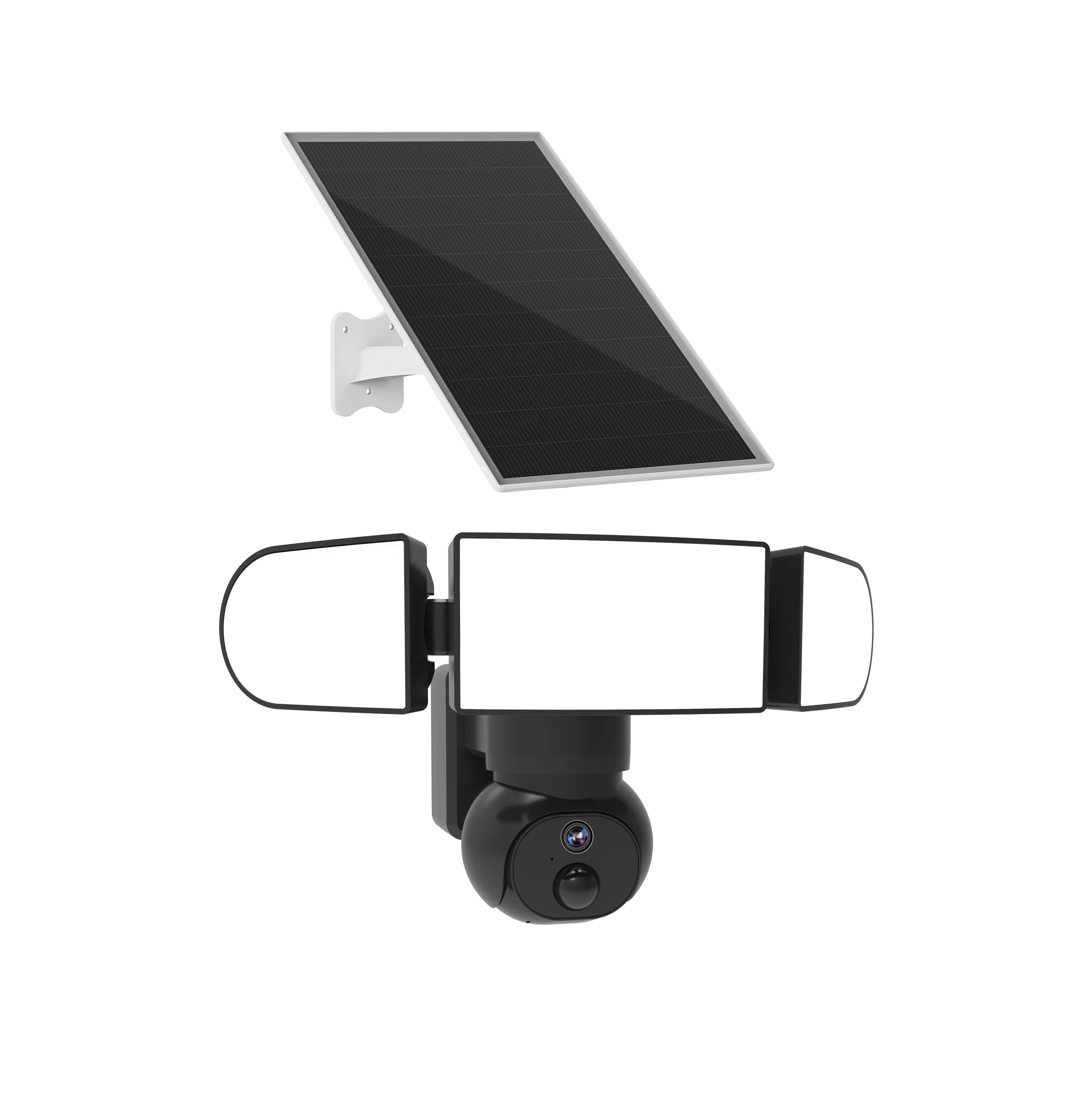 S80 3MP Full HD WiFi 4G Solar Panel Large Battery Powered Outdoor Wireless UBOX Floodlight Home 12x zoom security Camera