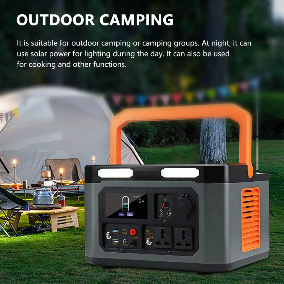 OEM Outdoor Solar Portable Power Station 1000W 500W 2000W Power Bank Station Solar Generator 300W Portable Power Station