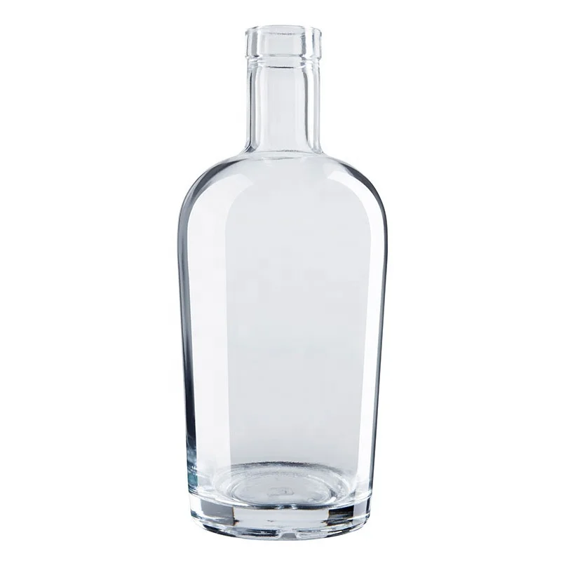 Factory direct sales classic stopper finish 700ml whisky glass bottle for alcohol whicky beverage