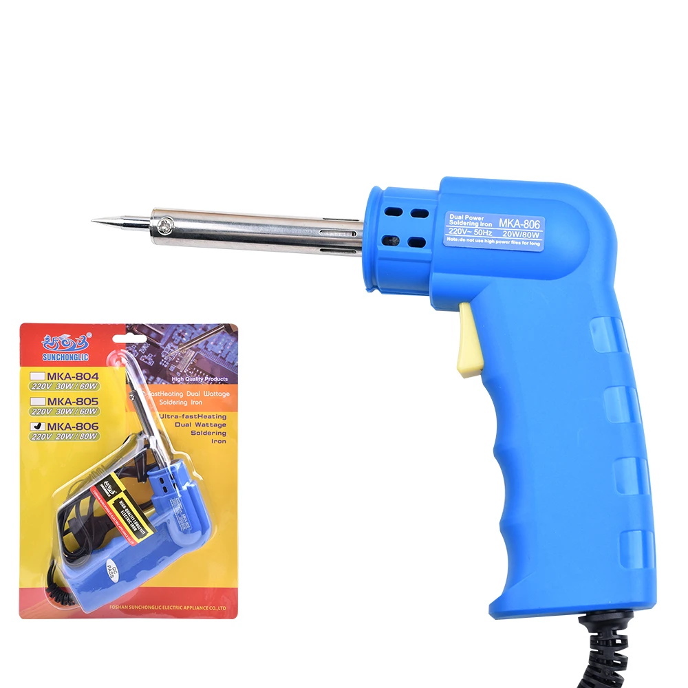 80w soldering iron dual power hot gun electric soldering irons heat gun for electronics