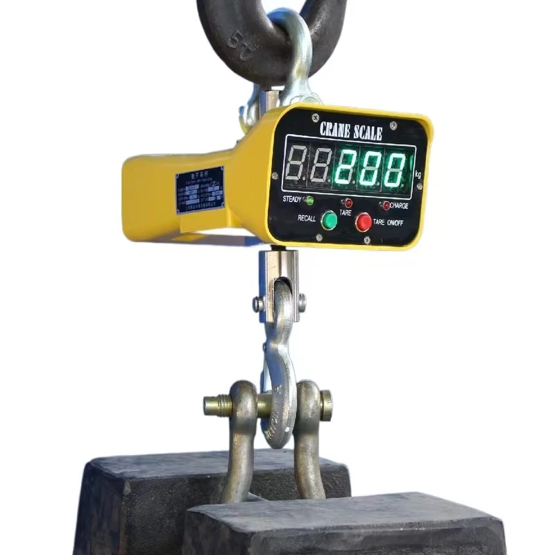 heavy duty electric hanging crane scale 1-30 tons digital scale wireless remote control crane scale