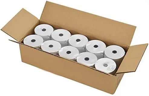 Recyclable Custom Made Cashier Pos Thermal Paper Rolls 57 70 80mm Single Cash Register Paper for Thermal Printer