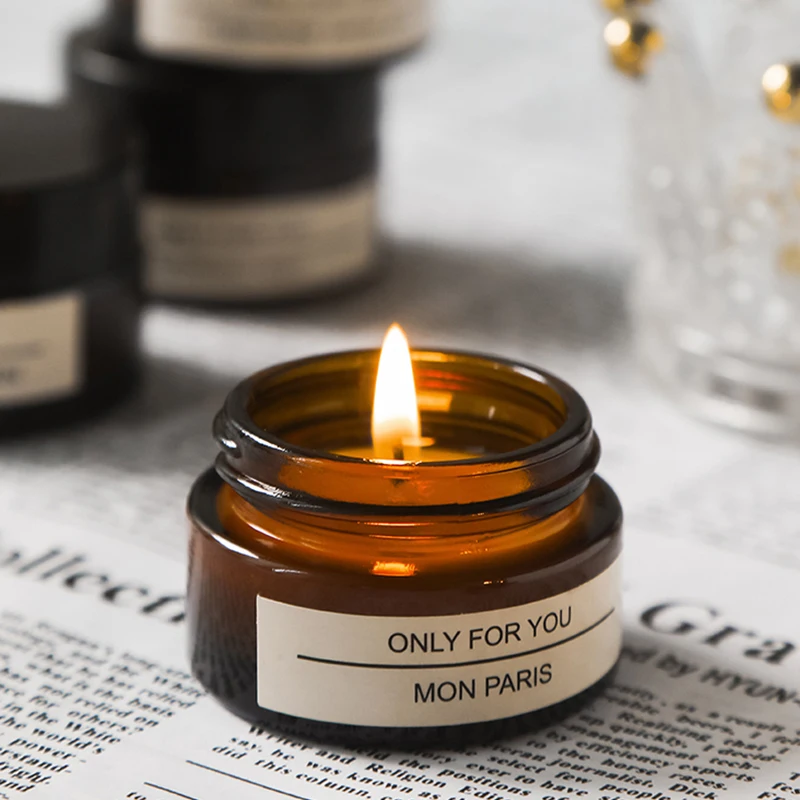 Scented Candles Wholesale Luxury Custom Private Label Aromatherapy Scented Soy Wax Candles Gift Set In Glass Jar