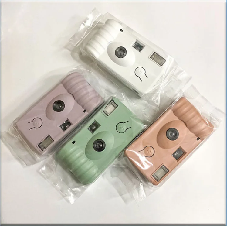 Custom sticker Disposable Film Camera Power Flash Single Use wedding party Camera