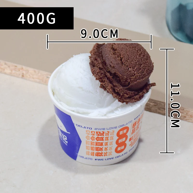 Factory Wholesale Simulation Ice Cream Ball Fake Model Dessert Shop Bar Display 3D Ice Cream Ball DIY