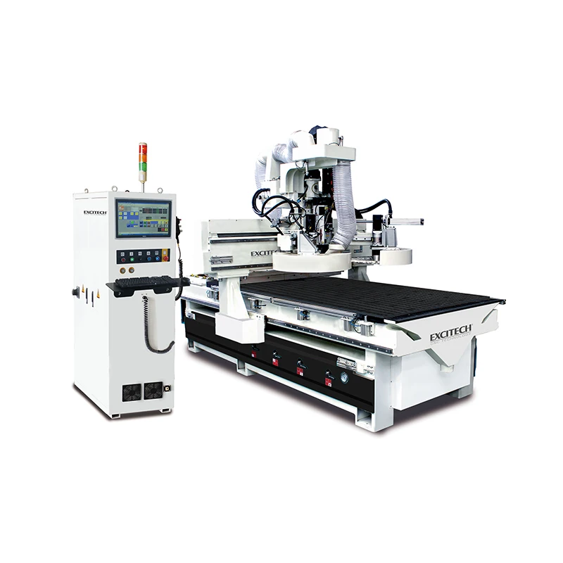 EXCITECH design atc cnc woodworking router for door processing China hot sale for wood working ES three-axis screw processing