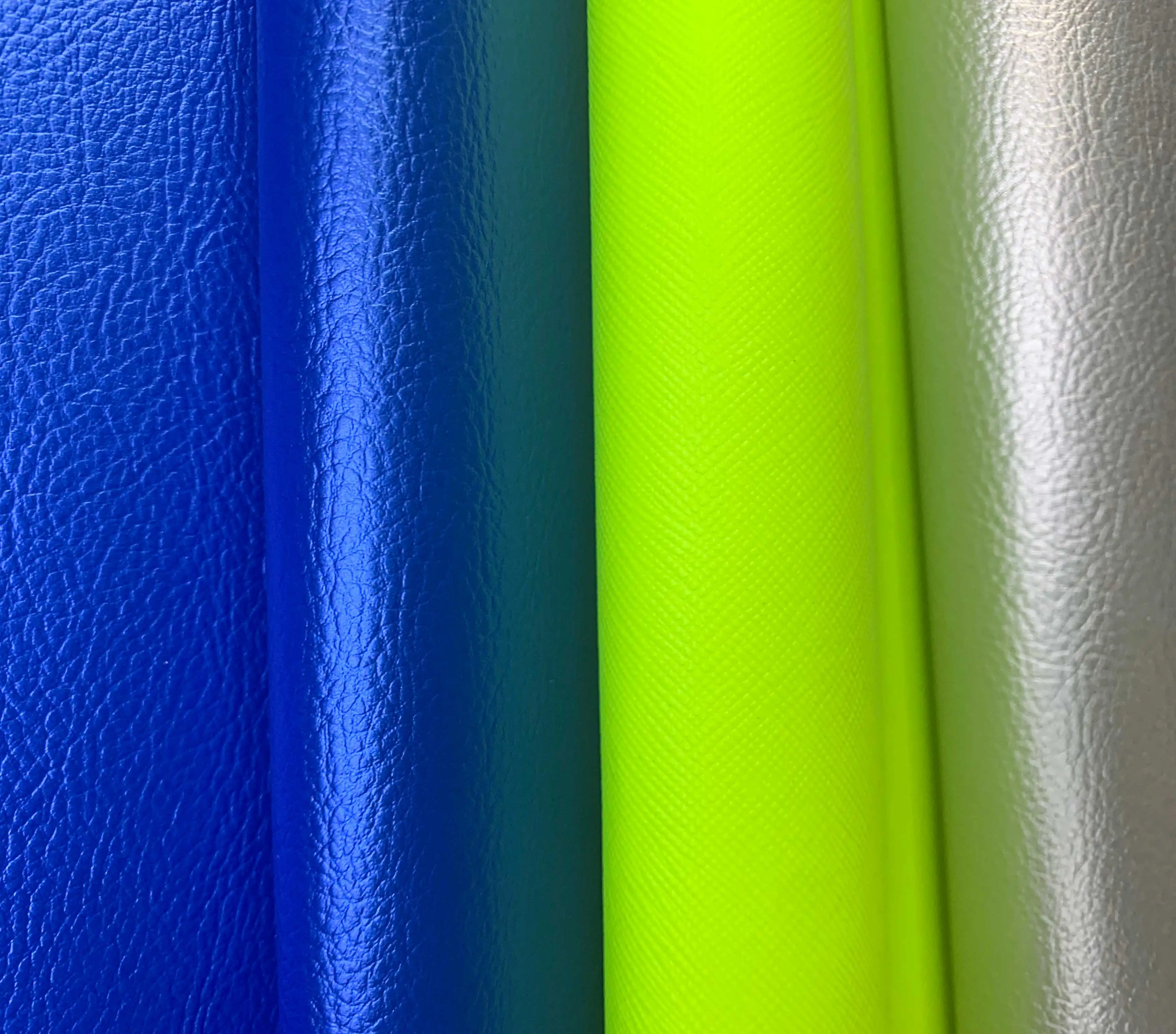 Free Sample PVC Synthetic Leather Microfiber Stretch Fashion Fabric for Bags Shoes Upholstery Car Seats Chairs Lining