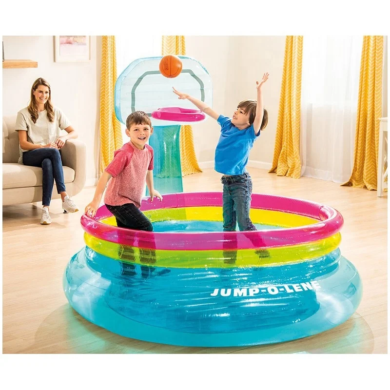 INTEX 48265 Inflatable Shoot Bounce Jump Children Pool Kids Inflatable Toy Castle