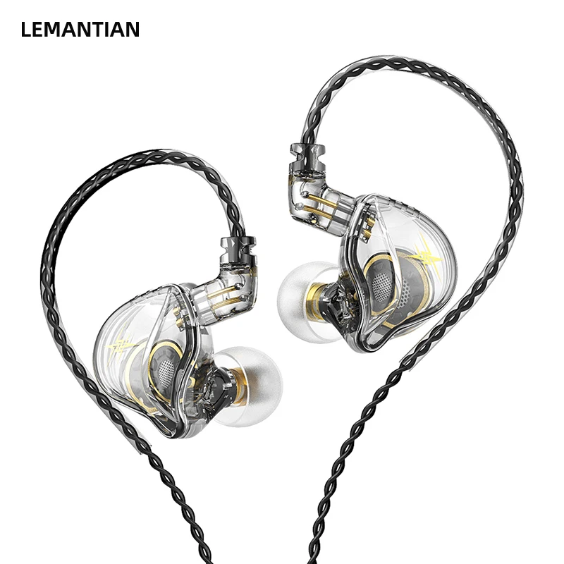 ZXT earphone plugs sports in-ear plug-in monitor stage composite magnetic dynamic coil headphones for iphone earphones wired