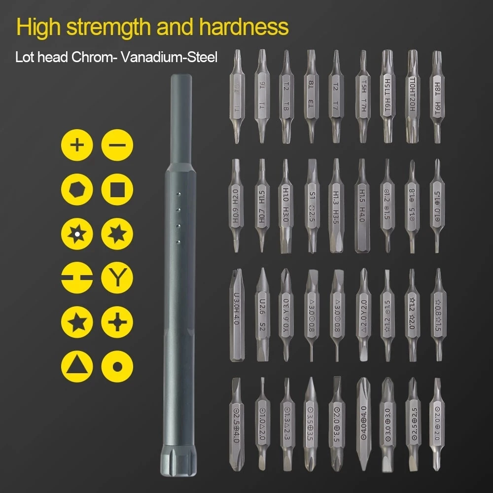 BST-8968 72 in 1 S2 Multifunctional Screwdriver Set for Slotted Precision Screw Driver Bit Mobile Notebook Maintenance Tool