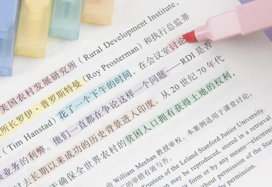 6 Pcs/set Painted Double-head Highlighter Diy Journaling Scrapbooking Polka Dot Softtip Marker&fluorescent Pen Stationery Kawaii