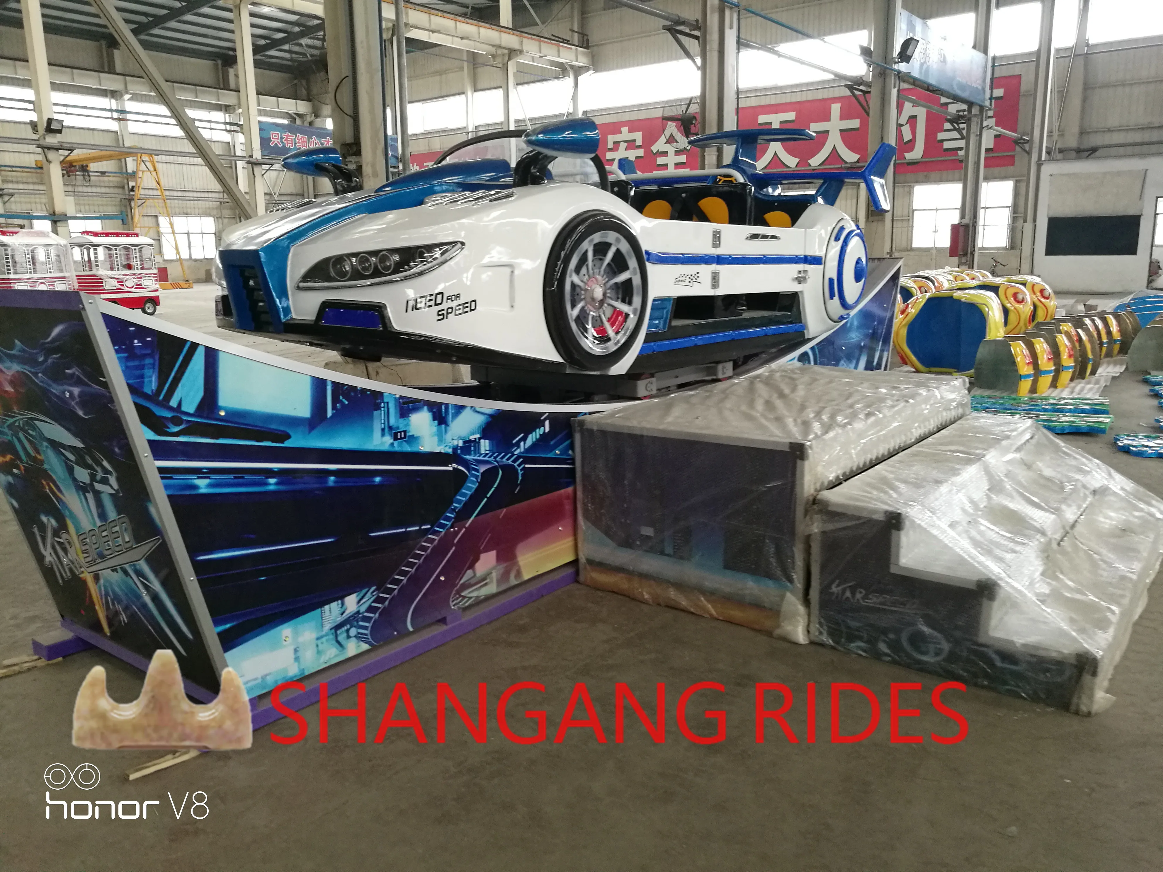 Very cheap old second hand amusement park rides used carousel pendulum flying chairs and mini flying car rides