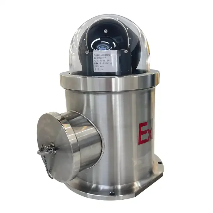 IP68 Explosion-proof  Built-in-battery PTZ camera Outdoor 4G network camera for Oil Field industry