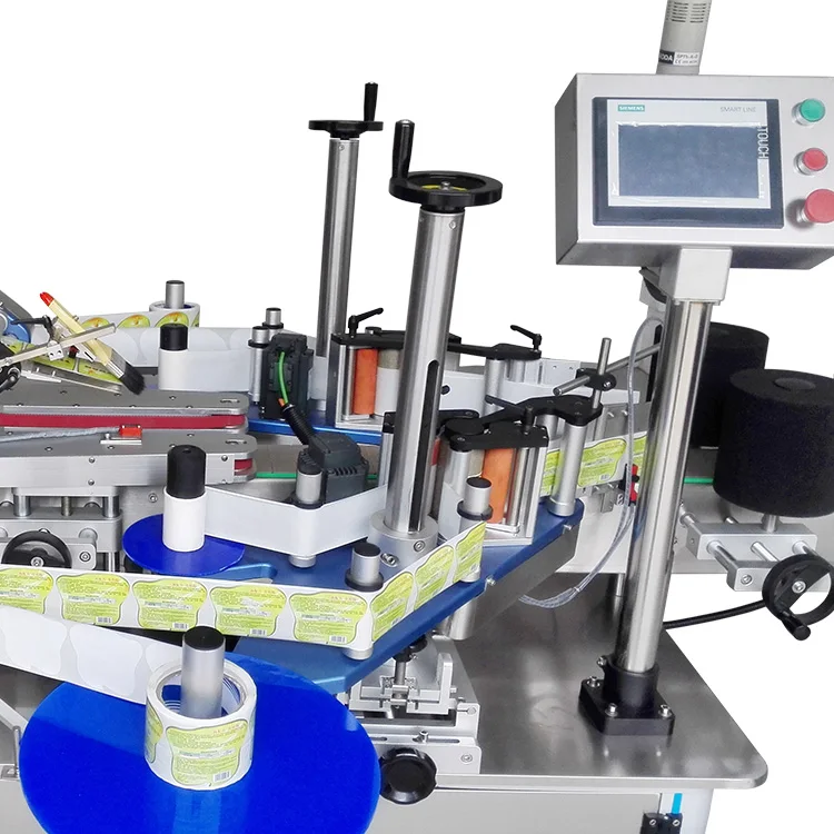 Automatic High Speed Universal Flat Can 3 Side Corner Linear Paste Labeling