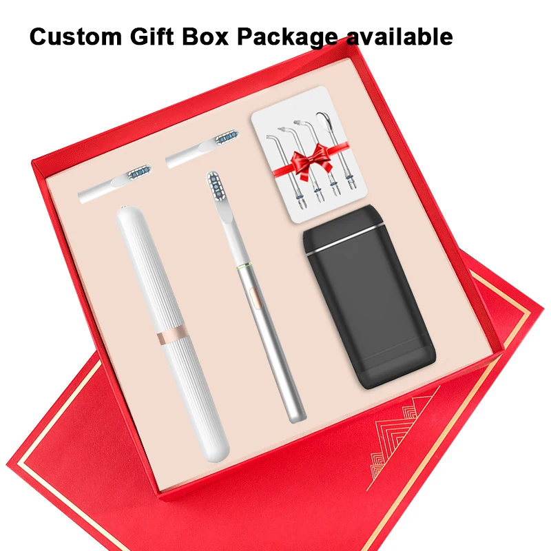 LULA 2022 Private Label Soft Bristle Slim Metal Electric Toothbrush Electronic Toothbrush With Timer