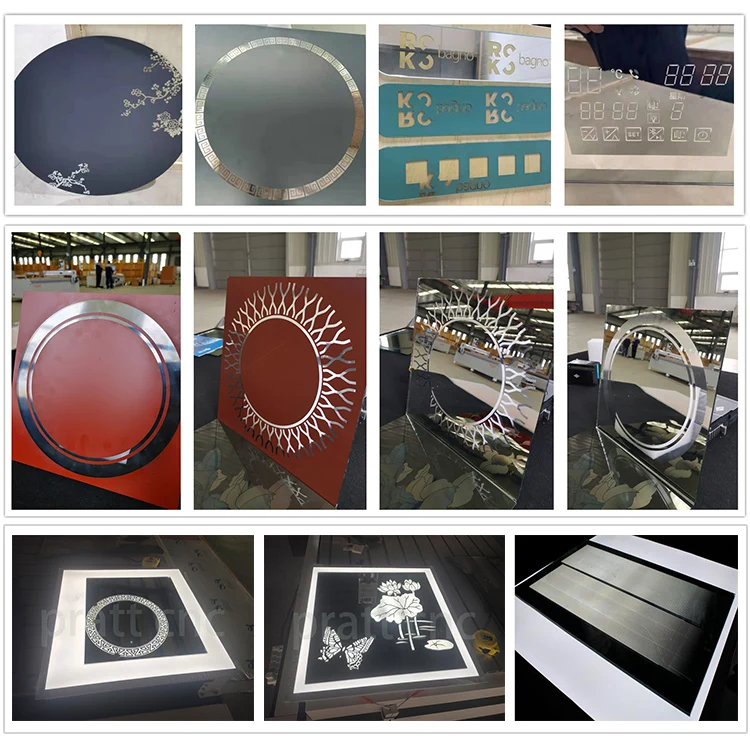 High Quality Sandblast and back side paint remover Cnc Mirror Machine Automatic  Mirror Glass Machine For Glass Production